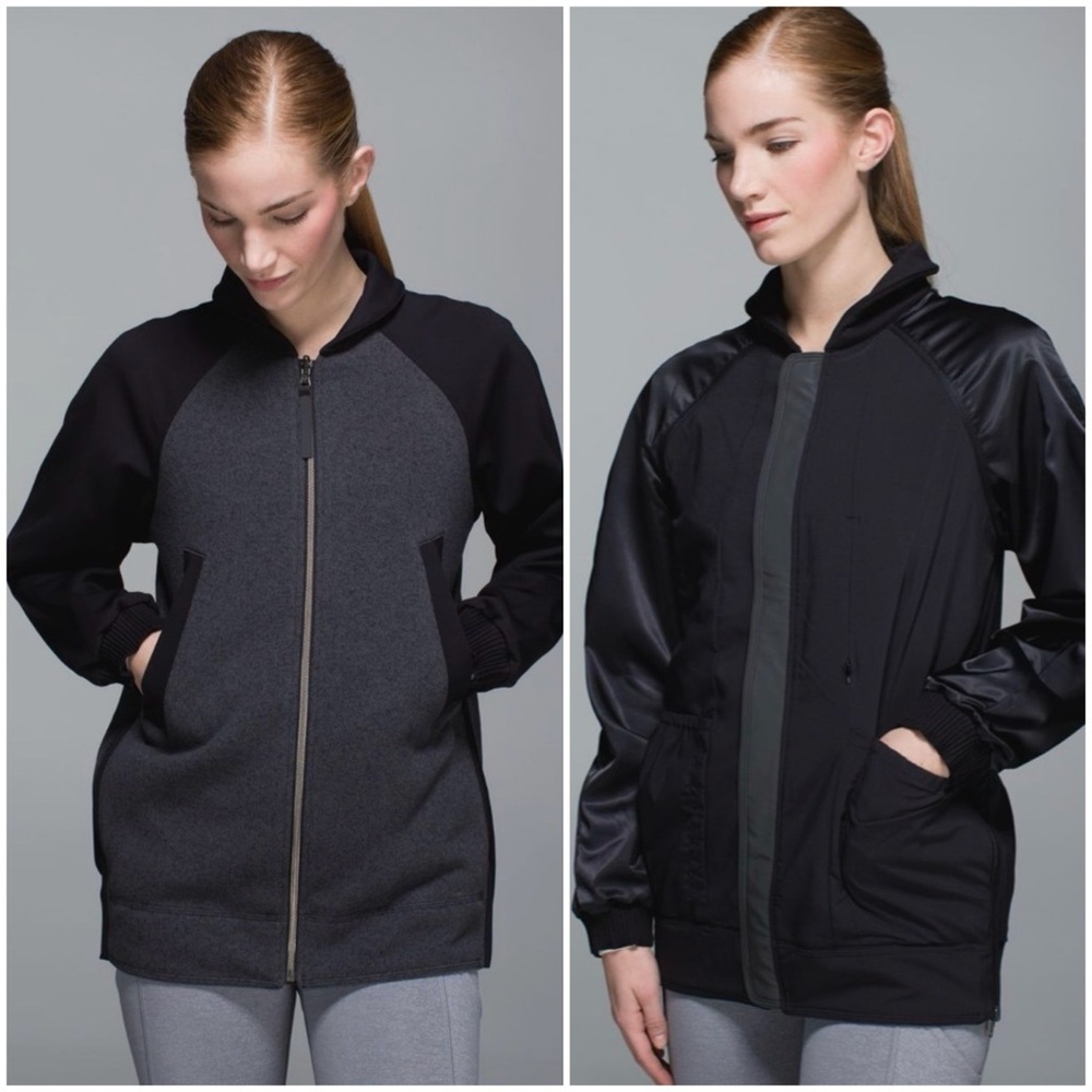 LULULEMON Both Ways Bomber Jacket. Reversible! P2P 19.5”